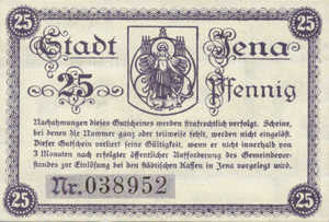 Germany, 25 Pfennig, J6.1c
