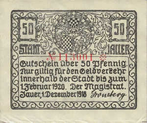 Germany, 50 Pfennig, J5.4b