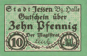 Germany, 10 Pfennig, J8.1a