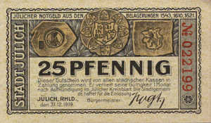 Germany, 25 Pfennig, J10.3a