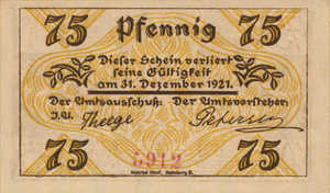 Germany, 75 Pfennig, 706.1a