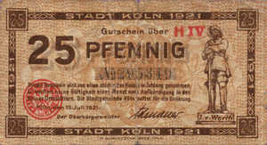 Germany, 25 Pfennig, K30.17b