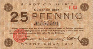Germany, 25 Pfennig, K30.3b