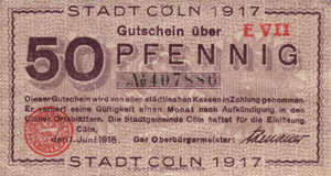 Germany, 50 Pfennig, K30.4e
