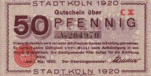 Germany, 50 Pfennig, K30.9a