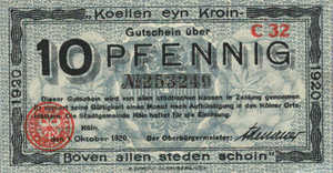 Germany, 10 Pfennig, K30.11a