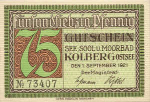 Germany, 75 Pfennig, 737.1