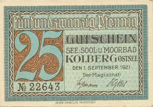 Germany, 25 Pfennig, 737.2