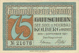Germany, 75 Pfennig, 737.2
