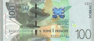 São Tomé and Príncipe (Saint Thomas and Prince), 100 Dobra, PNEW
