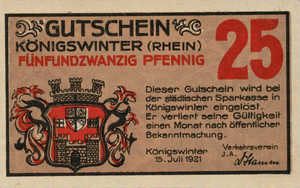 Germany, 25 Pfennig, 731.1