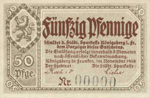Germany, 50 Pfennig, K31.3M1