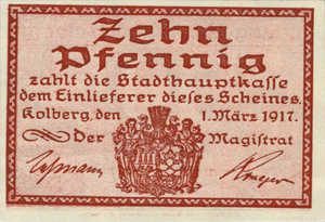 Germany, 10 Pfennig, K40.2a