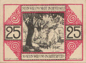 Germany, 25 Pfennig, B58.1a