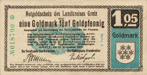 Germany, 1.05 Gold Mark, G071.3