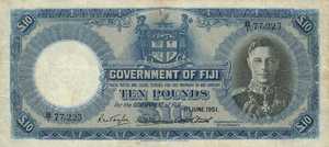 Fiji Islands, 10 Pound, P42f