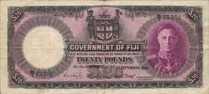 Fiji Islands, 20 Pound, P43d