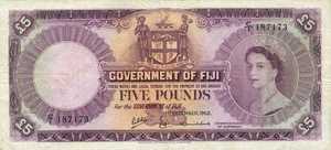 Fiji Islands, 5 Pound, P54d