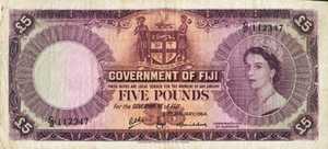 Fiji Islands, 5 Pound, P54e