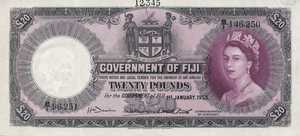 Fiji Islands, 20 Pound, P56s