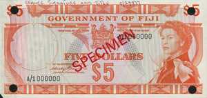 Fiji Islands, 5 Dollar, P67s