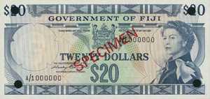 Fiji Islands, 20 Dollar, P69s