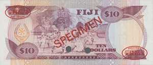 Fiji Islands, 10 Dollar, P79s