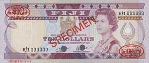 Fiji Islands, 10 Dollar, P79s