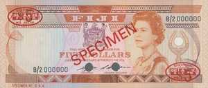 Fiji Islands, 5 Dollar, P83s