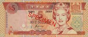 Fiji Islands, 5 Dollar, P97s
