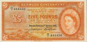 Bermuda, 5 Pound, P21d