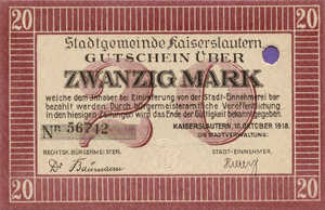 Germany, 20 Mark, 254.03a
