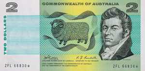 Australia, 2 Dollar, P38cr