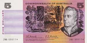 Australia, 5 Dollar, P39ar