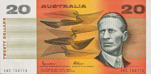Australia, 20 Dollar, P46e2