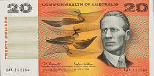Australia, 20 Dollar, P41a v1