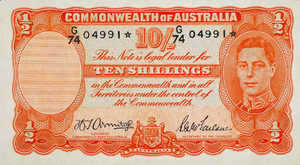Australia, 10 Shilling, P25br