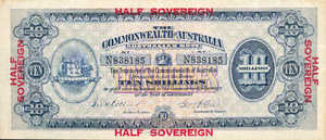 Australia, 10 Shilling, P3aa