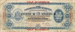 Australia, 10 Shilling, P3ab