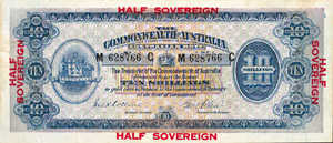 Australia, 10 Shilling, P3ae