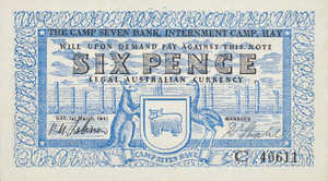 Australia, 6 Pence, SB551c