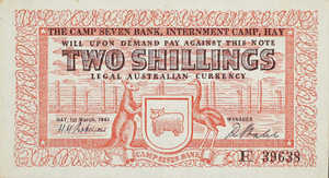 Australia, 2 Shilling, SB553c