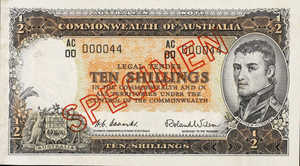 Australia, 10 Shilling, P29s
