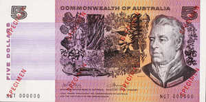 Australia, 5 Dollar, P39cs