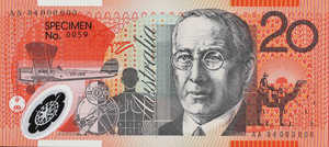 Australia, 20 Dollar, P53as