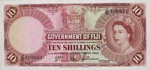 Fiji Islands, 10 Shilling, P52d