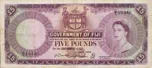 Fiji Islands, 5 Pound, P54c