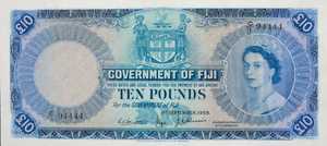 Fiji Islands, 10 Pound, P55b