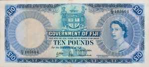 Fiji Islands, 10 Pound, P55e