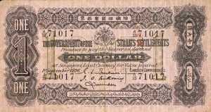 Straits Settlements, 1 Dollar, P1b